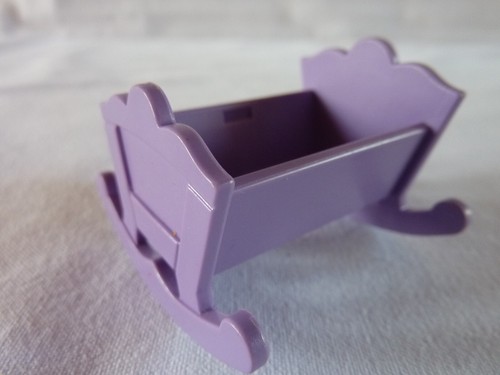 Playmobil berceau mauve lit - berceau,