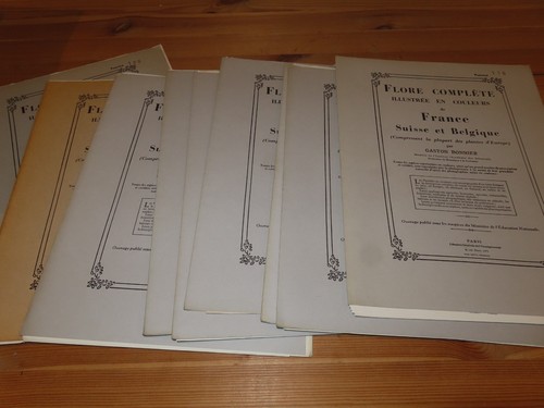Lot fascicules flore - de,