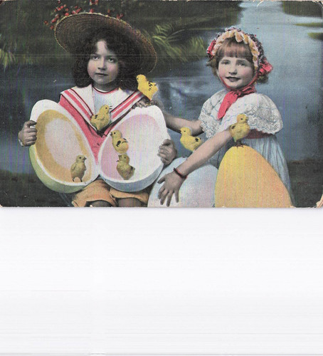 Enfants chapeau gros oeufs - cp,