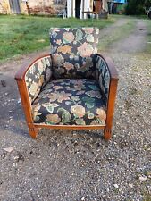 Walnut Art Deco Chair