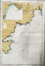 Admiralty 2166 CAP CAMARAT TO CANNES FRANCE SOUTH COAST Map Charts Maritime Wall