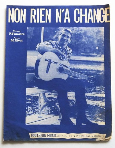 Partition vintage sheet music