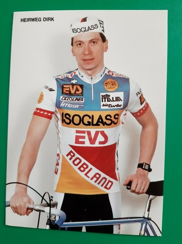 Cyclisme carte cycliste dirk - carte,