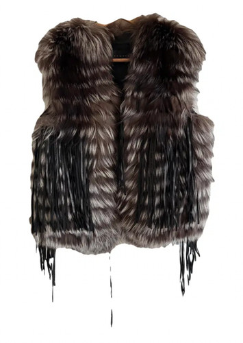 Gilet fourrure renard - gilet,