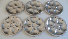 6 Assiettes à huitres en inox