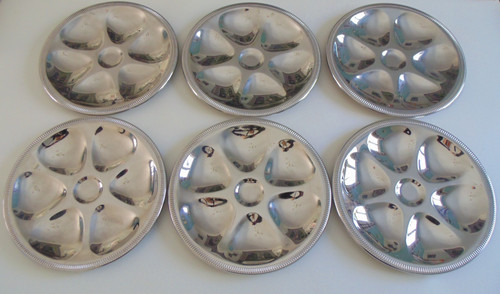 Assiettes huitres en - en, inox