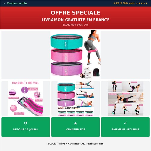 Bandes élastiques musculation