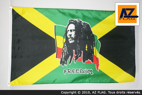 Drapeau bob marley 150x90cm - marley,