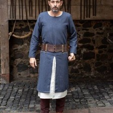 Tunique à manches longues Costume médiéval Renaissance LARP SCA...