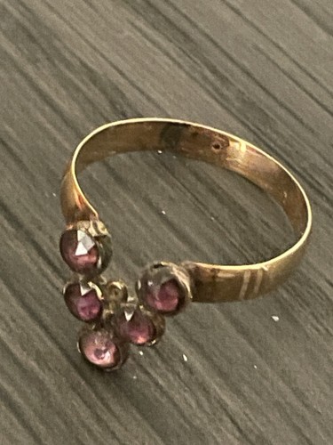Bague ancienne 18k et - or,