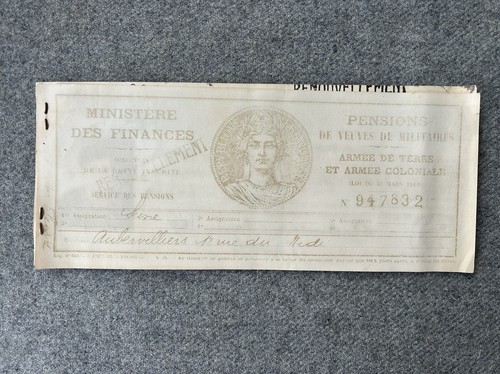 Livret pension veuve - pension,