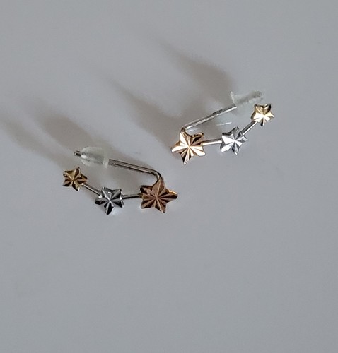 Boucles oreilles jaune - or,