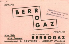 Vintage Butane Gas Berrogaz Blotter