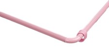 X Barre Rideau de Douche Barre A U Trois Côtés Angulaire Rose 80x80x80cm Idée