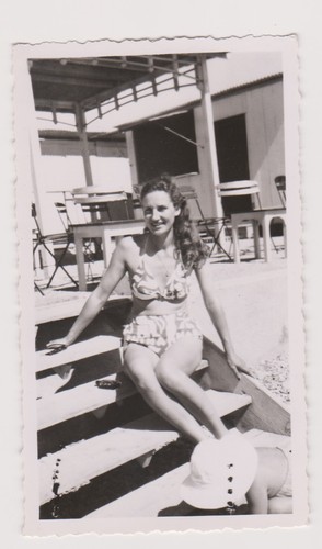 Photo ancienne vintage - , plage