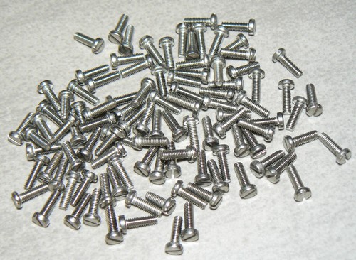 100 vis tete fendu 20mm - fendu,