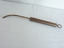 Ancienne pompe à graisse ou huile ? en laiton 45 cm