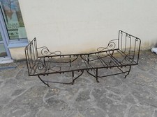 LIT en FER FORGÉ, ancien lit