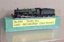 Hornby Crownline Kit Construit GWR 4-6-0 Hall Classe Locomotive 4942 Maindy Ol