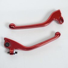 Paire de levier rouge anodisé