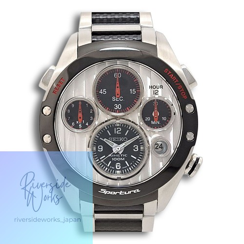 Chronographe cinétique seiko - chronographe,