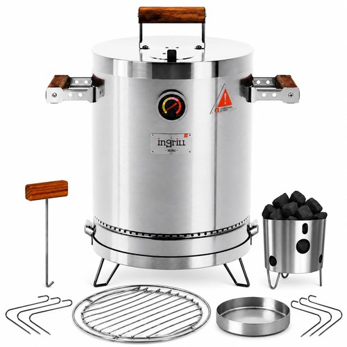 Mini charcoal grill smoker - mini,