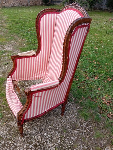 Fauteuil bergere haut - fauteuil, a