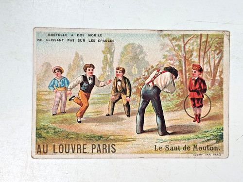 Chromo jeu enfant saute - d,