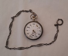 Montre à gousset en argent