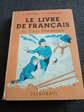 1956-le  livre de francais-elementaire-grammaire-Livre scolaire ecole