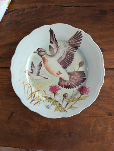 Ancienne assiette porcelaine - ancienne,