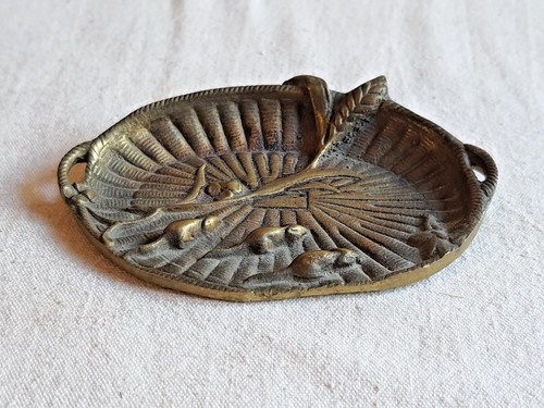 Baguier vide poche bronze dore - vide,
