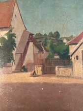 Belle Grande Peinture 1920