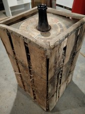 Dame-Jeanne verre+caisse bois