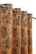 Rideaux En Velours Floral