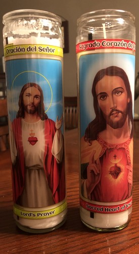 Two candles one lords prayer - lords,