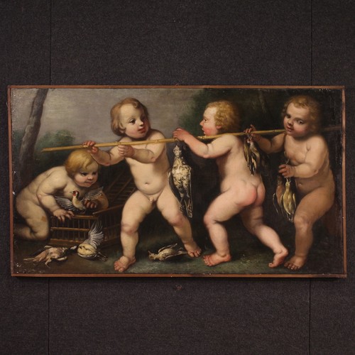 Ancien tableau allegorie