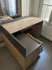 Bureau d’angle Bois & Noir -