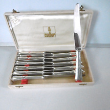 12 Silver Metal Knives