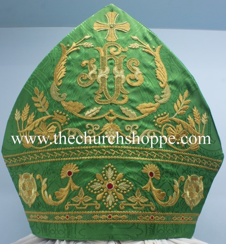 Brodé ihs chape - brodé, verte