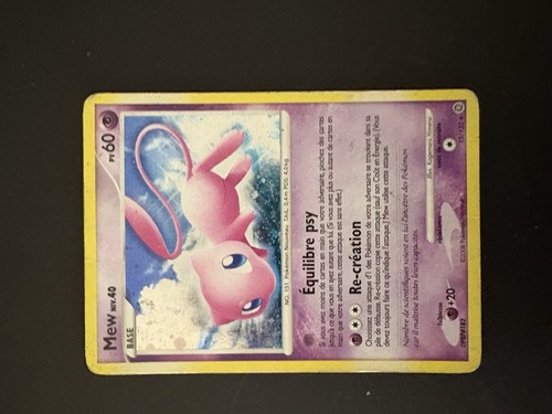 Carte pokemon mew 132 holo - carte, 15/132