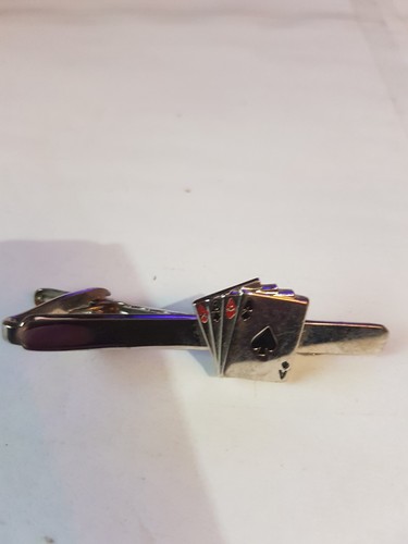 Pince cravate poker cartes - à,