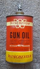 Winchester Handy Oiler Tin Oil Can Gas Gun Shell Cartridge Box Peters Remington