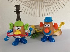 924⚜️ Two Figures Mr Potato Funny Mr Potato Playskool H 19 cm