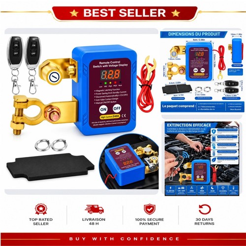 Coupe circuit batterie - coupe-circuit,