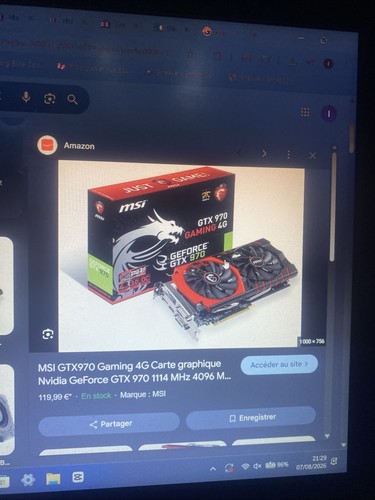 Msi geforce gtx 970 gaming - gtx, 4go