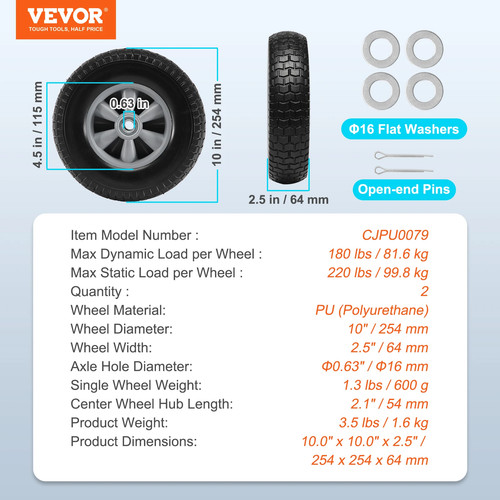 Lot roues plates - de, 2