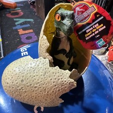 Jurassic Park III 3 T-Rex Dino Egg Hatchling Hasbro Electronic Box 29384 Working