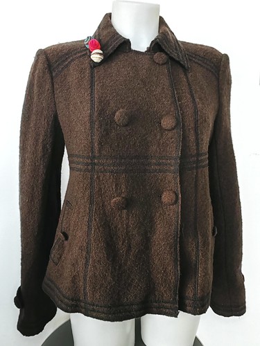 Blazer laine marron xl - blazer,