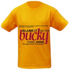 Buckfast Boisson Blame It On The BUCKY Unisexe Adulte T-Shirt